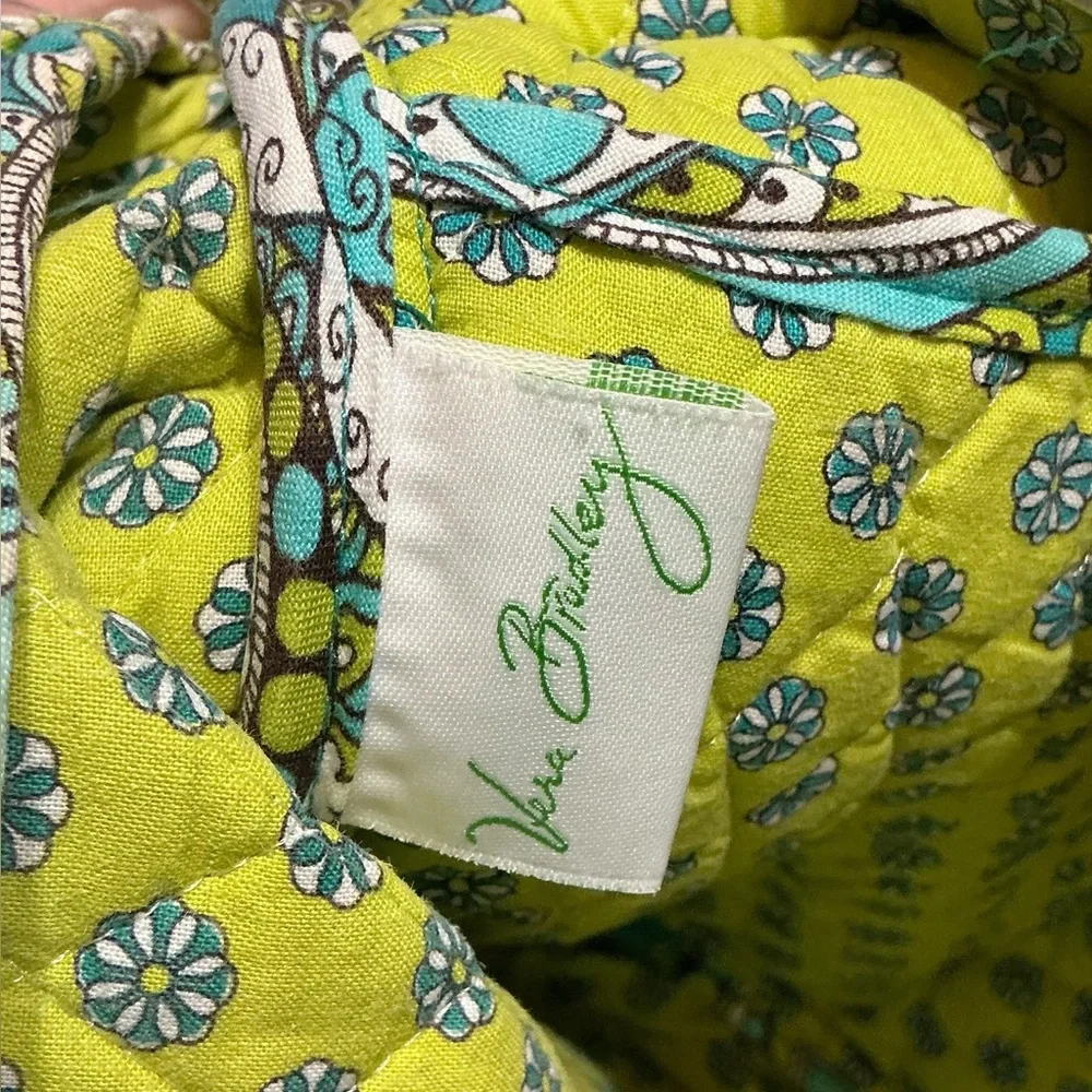 Vera Bradley Lindsay Crossbody Messenger Bag Peacock Quilted Floral
